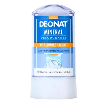 Дезодорант натуральний DeoNat кристалічний антибактеріальний без домішок 60 г Deonat Mineral de alumbre