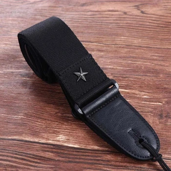 Гитарный ремень Overtone Vintage Star Black