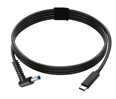 Кабель питания USB Type-C 65W DC 4.5×3.0*0.6 HP 150 см для зарядки ноутбука от повербанка USB (781671)