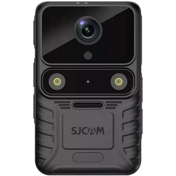 Экшн-камера нагрудная с защитой IP65, 4K, сенсорный экран, инфракрасный сенсор, GPS, Wi-Fi, черная