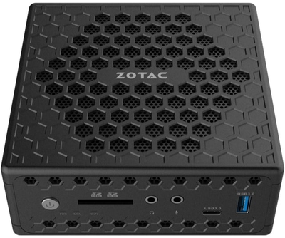 Міні-ПК Zotac Zbox CI331 Nano / Intel Celeron N4100 / RAM 8GB / HDD 500GB / HDMI / 2 x LAN / Wi-Fi 5 / Bluetooth 5.0 / Чорний Б/В