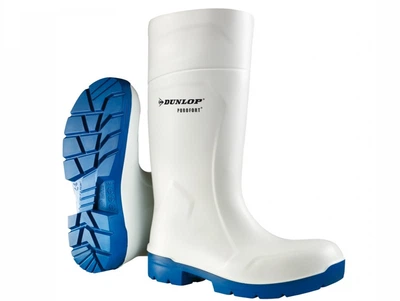 Сапоги резиновые Dunlop 46р MultiGrip FoodPro белые, подошва SRC, S4, Purofort -20°C (арт. СА61131)