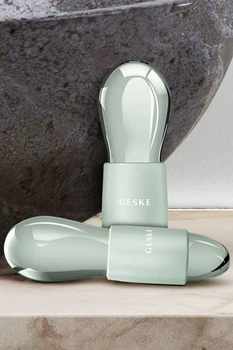 Двойной массажер для глаз GESKE Cool&Warm Duo Eye Massager 7в1 green