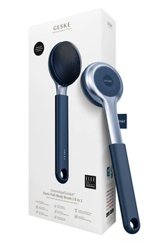 Ультразвуковая щетка для всего тела GESKE Sonic Full-Body Brush&Intensive Exfoliator 8в1 midnight