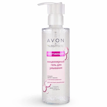 Смягчающий мицеллярный гель для умывания с Центеллой азиатской Avon Nutraeffects 180 мл (Nutra Effects)