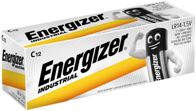 Набір батарейок Energizer Industrial Alkaline LR14 C R14 1.5 В 10 шт. (7638900361070)