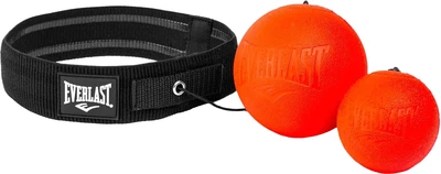 Тренажер для бокса Everlast Powerlock Reflex Ball P00002715 унисекс OSFM Красный (009283612269)