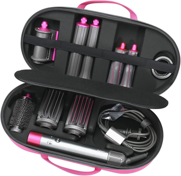 Дорожная сумка MAXPRO для хранения Dyson Airwrap Styler розовая