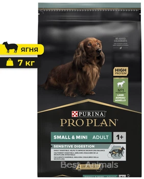 Сухий корм для собак малих порід Purina Pro Plan Пуріна Проплан з ягням 7 кг (7613036611329)