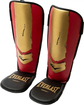 Защита голени и стопы детская Everlast Proespect Youth Shin Guards P00002992 L/XL Красный/Золотой (009283619541)