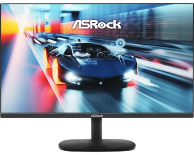 Монитор 27" ASRock cl27ff, Black, wled, ips, 1920x1080 (16:9), 1 мс, 100 Гц, 300 кд/м, 1000:1, 178°/178°, vga/hdmi, vesa 100x100 мм, FreeSync