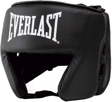 Боксерский шлем Everlast Core Headgear P00002676 52 см унисекс Черный (009283612054)