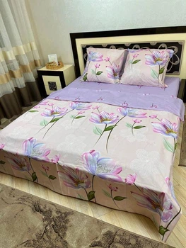 Комплект постельного белья Soft двуспальный 180х220 см цветы Нежная магнолия