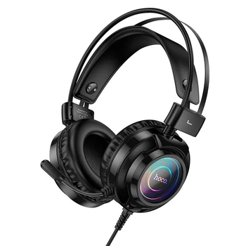 Навушники комп'ютерні HOCO W110 Resource gaming headphones USB+AUX Black