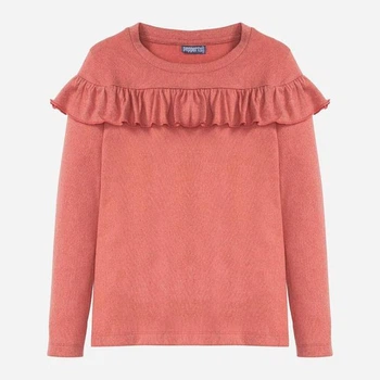 Кофта Lupilu Pepperts дитяча підліткова на дівчинку 146-152 см (10-12 років) персикова