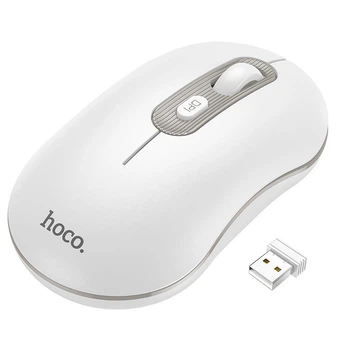Бездротова комп'ютерна миша HOCO Platinum 2.4G business wireless mouse GM21, 1000-1200-1600DPI Grey