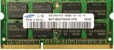 Пам'ять Samsung 4 GB SO-DIMM DDR3L 1066 MHz (M471B5273DH0-YF8)