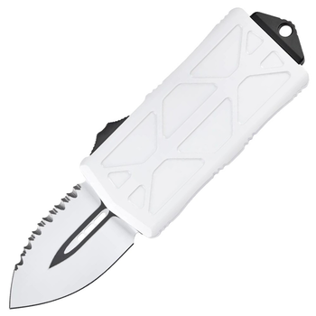 Нож автоматический Microtech Exocet Stormtrooper FS (длина: 142мм, лезвие: 50мм, белое), белый