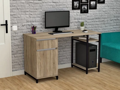 Стол письменный FlashNika Loft СКЛ-5 140 дуб сонома
