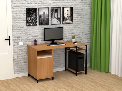 Стіл письмовий FlashNika Loft СКЛ-4 150 бук
