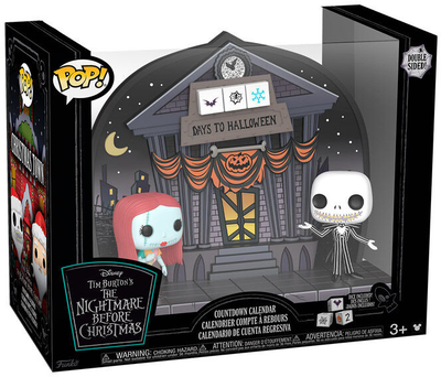 Zestaw figurek Funko Pop! Disney The Nightmare Before Christmas Dual-Sided Countdown Calendar 9 cm 4 szt (889698799126)