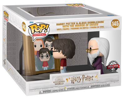 Zestaw figurek Funko Pop! Moment Harry Potter Harry Potter & Albus Dumbledore the Mirror of Erised Exclusive 3 szt (889698631440)