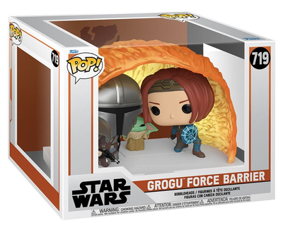 Набір фігурок Funko Pop! Moments Star Wars The Mandalorian Grogu Force Barrier 3 шт (889698800020)