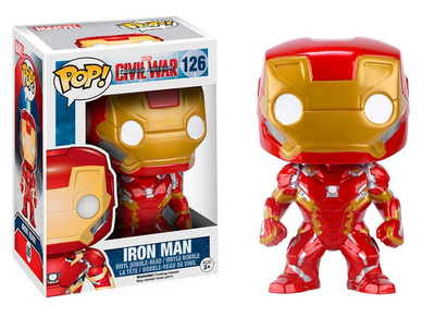 Figurka Funko Pop! Marvel Civil War Iron Man 9 cm (849803072247)