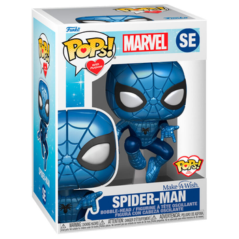 Figurka Funko Pop! Marvel Make a Wish Spiderman Metallic 9 cm (889698636759)