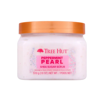 Сахарный скраб с ароматом перечной мяты и теплой ванили TREE HUT Peppermint Pearl Sugar Scrub 510 г