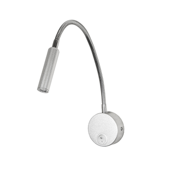 Светодиодное бра 3W настенное Levistella на гибкой ножке 4000К серебристое IP20 920V1501 SL
