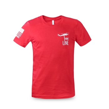 Футболка Nine Line Apparel RED Remember Everyone Deployed Червоний L (109435)