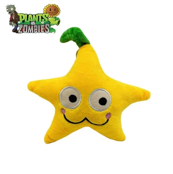 Мягкая игрушка плюшевая Plants vs Zombies Звездная монетка Карамбола 18 см из игры Растения против зомби
