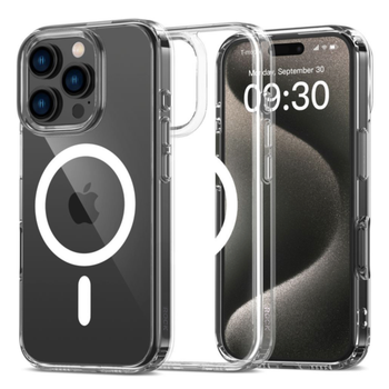 Чохол для iPhone 16 Pro з Magsafe Rock Crystal Series Прозорий