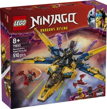 Конструктор Lego Ninjago Суперштормовой реактивный самолет Раса и Арин 71833