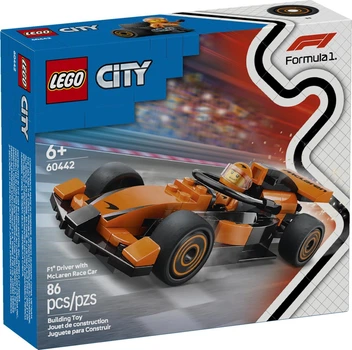 Конструктор Lego City Пилот F1 с болидом McLaren 60442