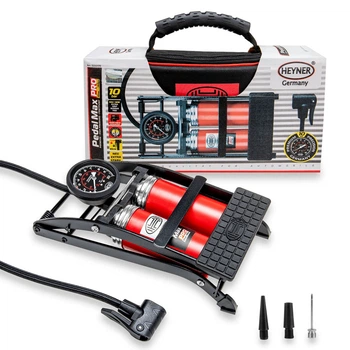 Насос Heyner PedalMax PRO ножной двухцилиндровый усиленный 225 00N