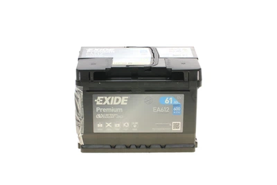 Аккумуляторная батарея 61Ah/600A 242x175x175/+R/B13 Premium - EA612 EXIDE