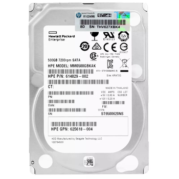 Накопитель HDD SATA 500GB HP 7200rpm 64MB (MM0500GBKAK) с переходником на 3.5 дюйма
