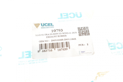 Гумка глушника Renault Master/Kangoo 08- - 10793 UCEL