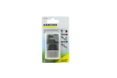 Конектор універсальний для шлангів Plus 1/2"-5/8"-3/4" з преміум аквастопом - 2.645-196.0 KAERCHER