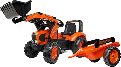 Дитячий трактор Falk 2060AM Kubota на педалях Червоний (2060AM) (3016202060145)
