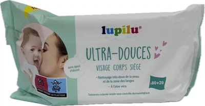 Дитячі вологі серветки Lupilu Ultra Douces 100 шт