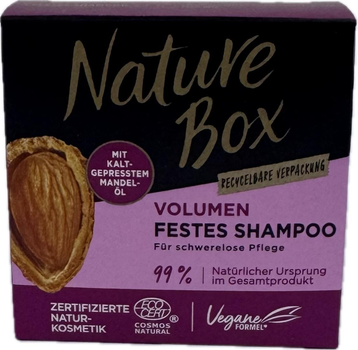 Твердий шампунь Nature Box Volumen 85 гр