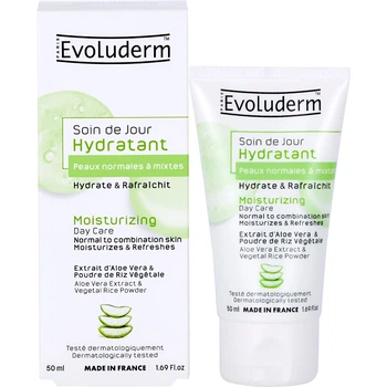Крем Evoluderm для нормальной и комбинированной кожи увлажняющий лица, 50 мл