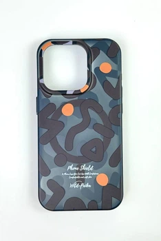 Чохол iPhone 15 Pro Max Abstraction with MagSafe black