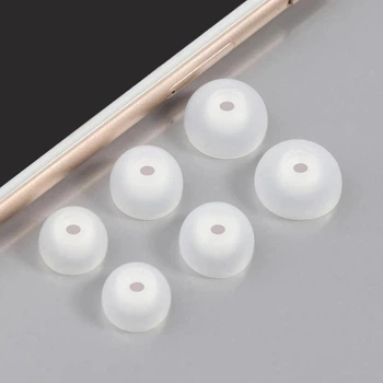 Амбушюри для навушників білі Samsung Galaxy Buds 2 силиконові комплект ( S, M, L ) 6 шт.