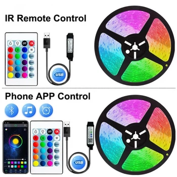 LED стрічка RGB 2835 10 м з пультом 5V