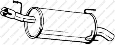 Глушник Bosal Opel Meriva 03-10 (185-363)