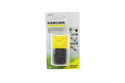 Конектор універсальний для шлангів садових 1/2"-5/8"-3/4" з аквастопом - 2.645-192.0 KAERCHER